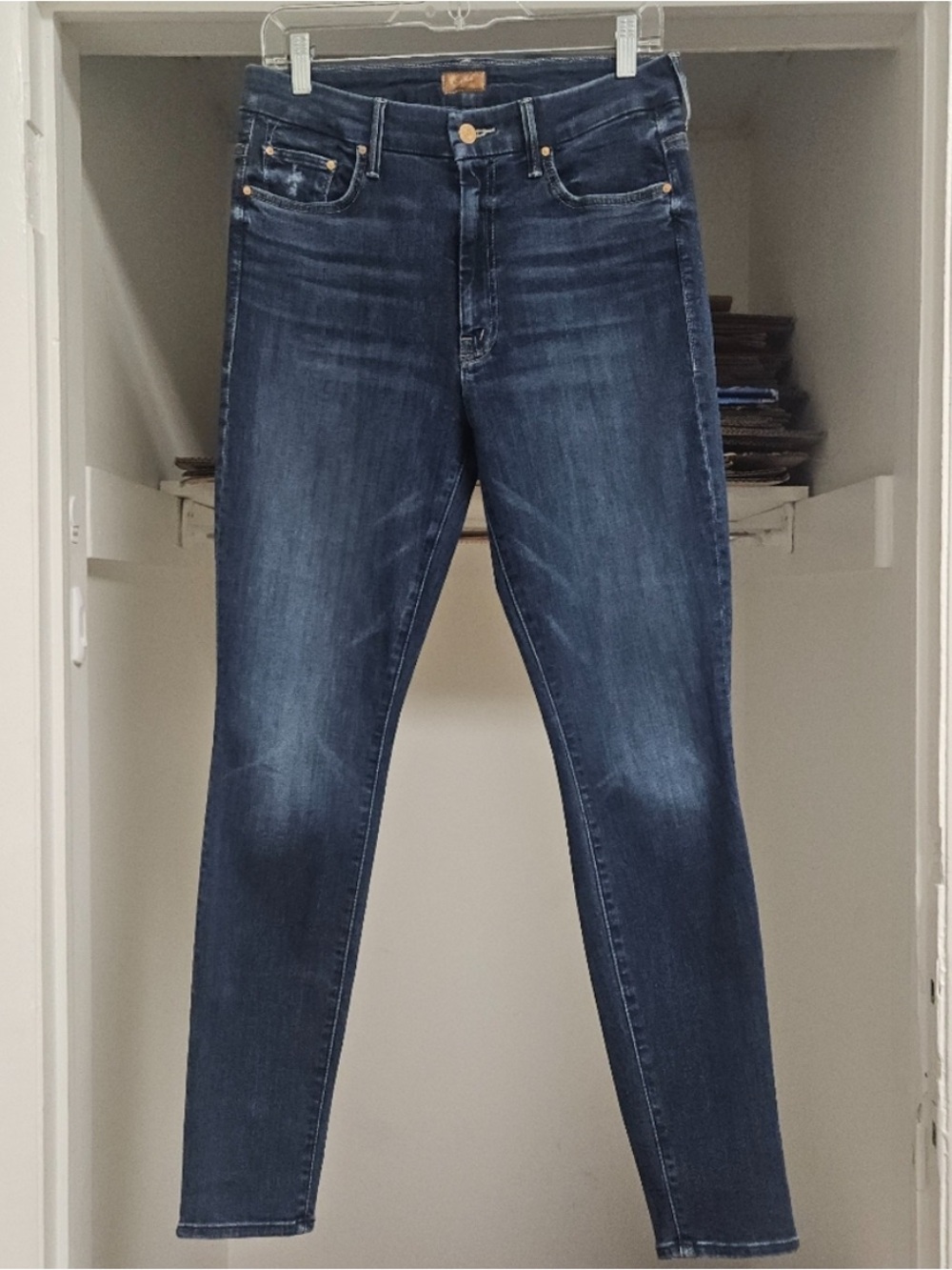 MOTHER HIGH WAISTED LOOKER IN TEAMING UP 31